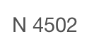 N 4502